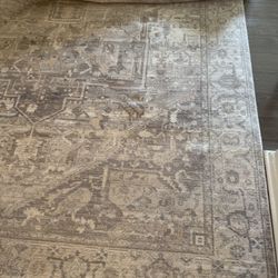 Large Neutral Rug 6’ 7” x 9’ 4” 