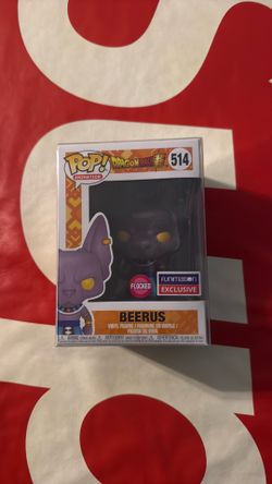 Funko Pop! Vinyl: Dragon Ball - Beerus - (Flocked) - Funimation (Exclusive) #514