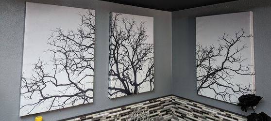 3 Panal Artwork...Trees