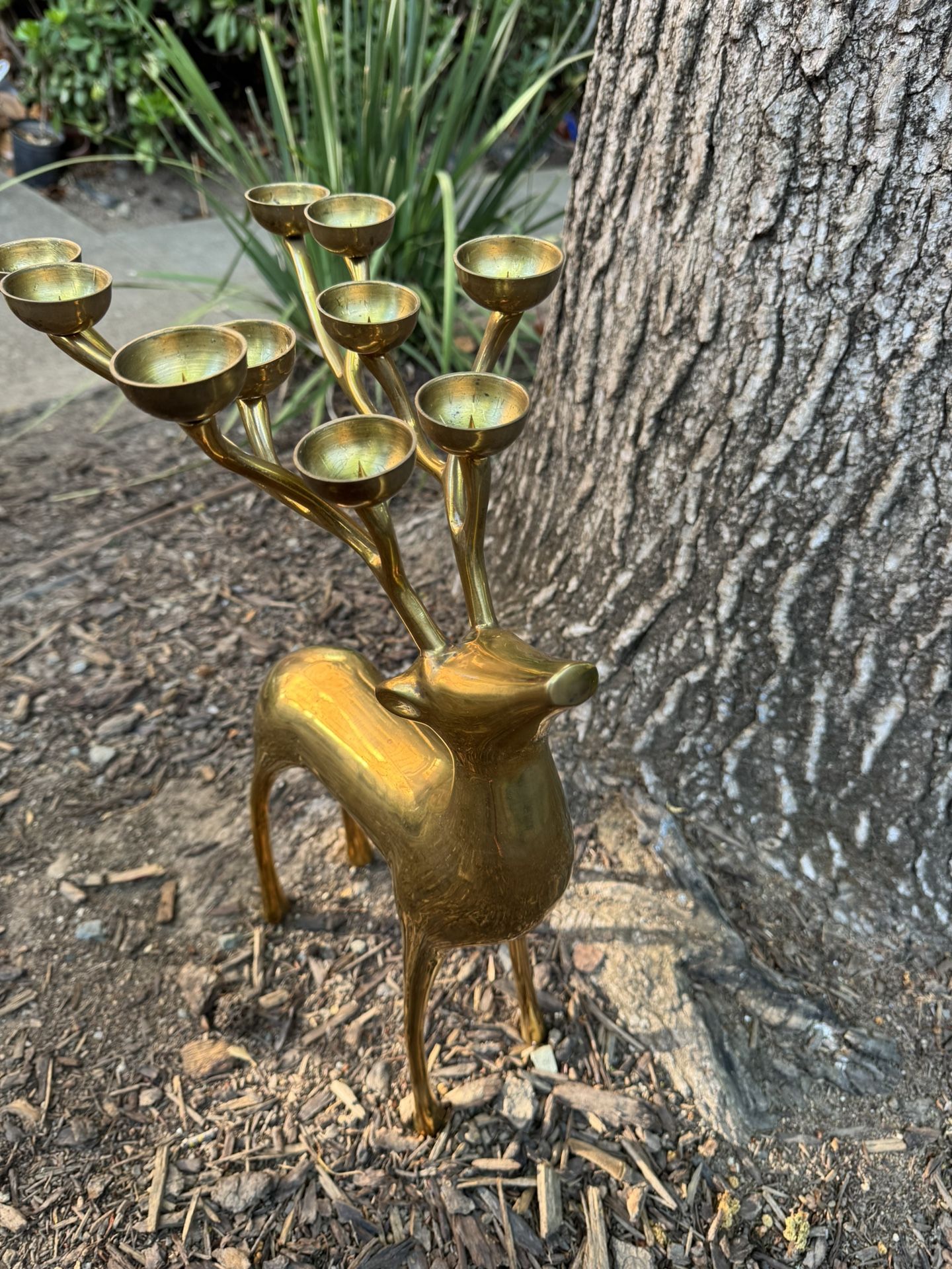 solid Brass Deer Collectible Collection Display