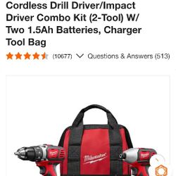 Brand new Milwaukee compact 2 tool combo