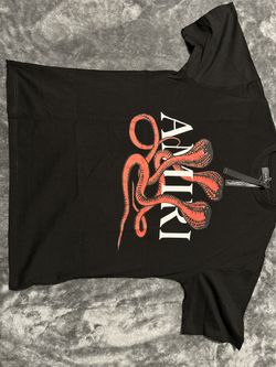 Black and red Amiri t-shirt XL