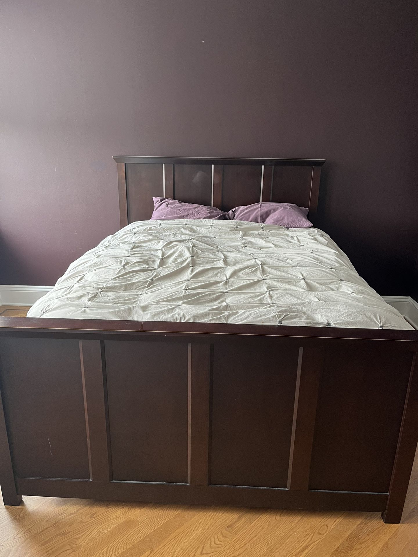 Matching Queen bed Frame, Headboard, footboard, And Dresser