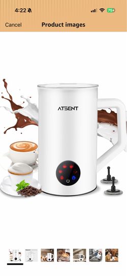 Brand new Milk Frother and Steamer, 6-in-1 Hot and Cold Foam Maker, Electric Milk Steamer with Auto Shut-Off and Milk Warmer for Coffee, Latte, Cappuc