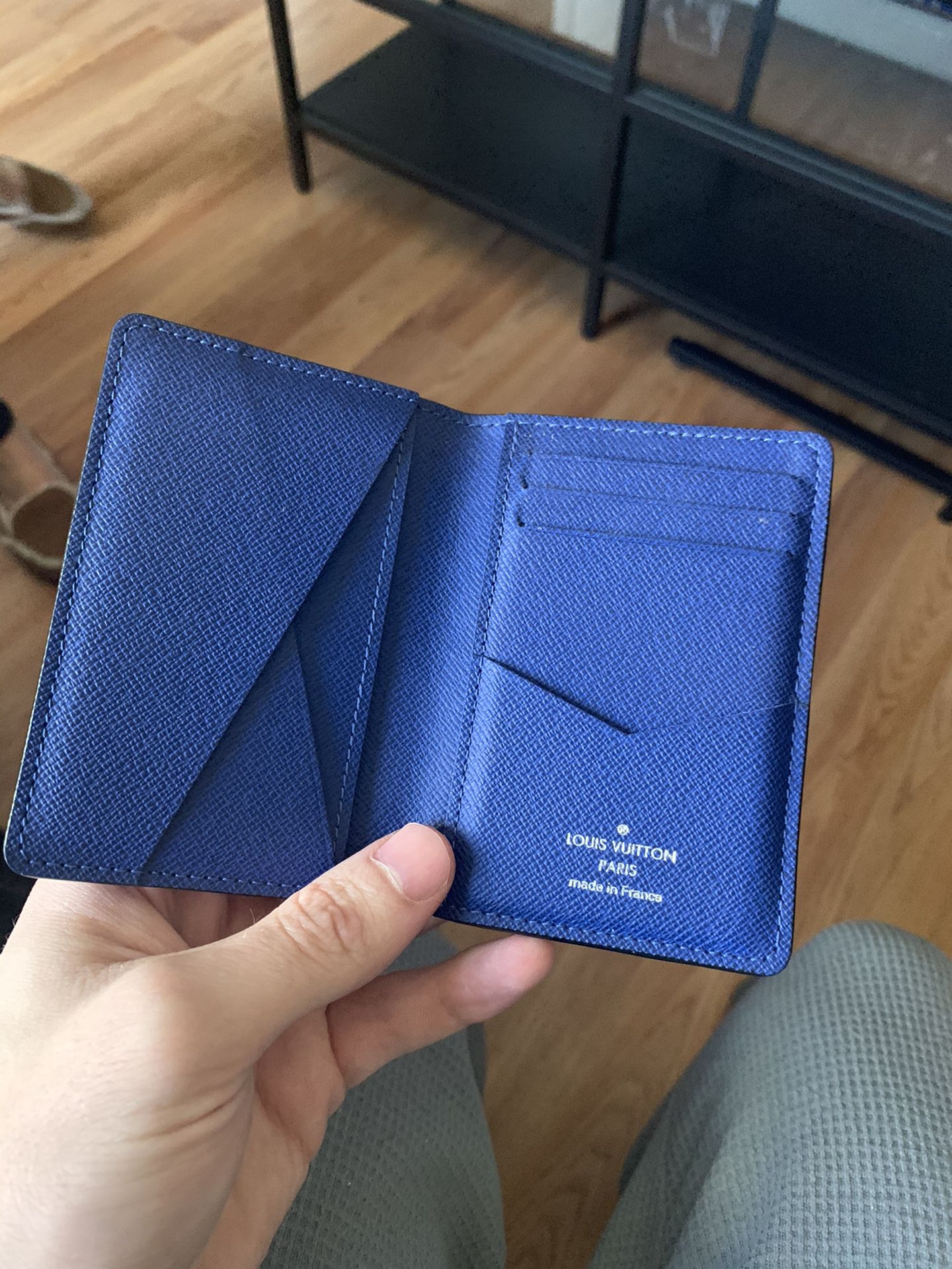 Louis Vuitton blue Virgil abloh pocket organizer wallet like new for Sale  in Bayonne, NJ - OfferUp