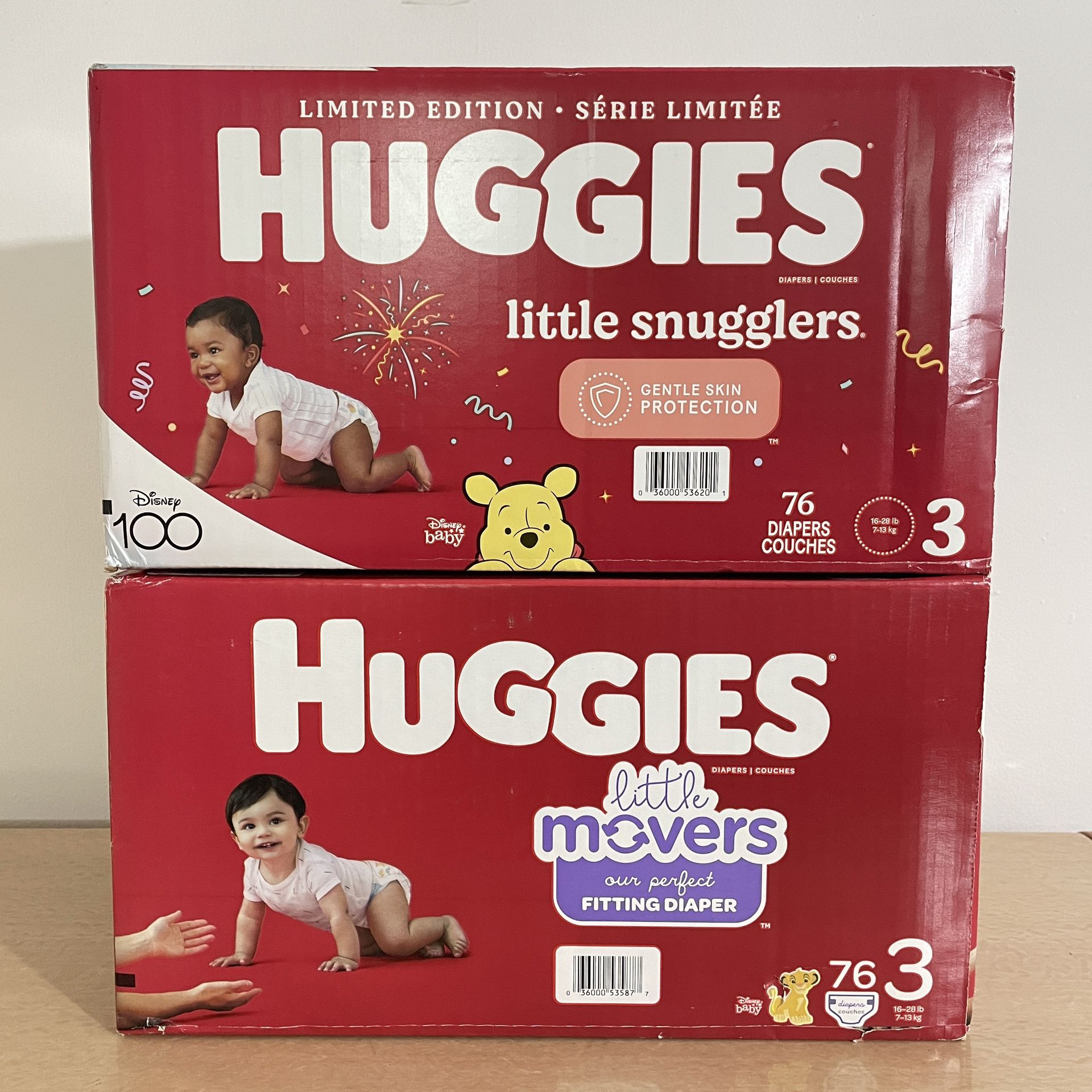 Huggies Diapers Size 3 Little Movers Little Snugglers