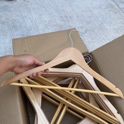 Solid Wood Hangers – 30 for $15!