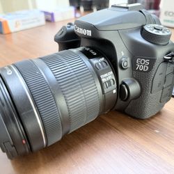 Canon 70D with 4 Lenses + Extras