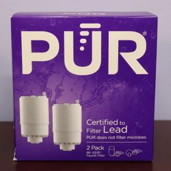 NEW 2 Pack PUR RF-3375 Faucet Mount Replacement Water Filter Cartridge White