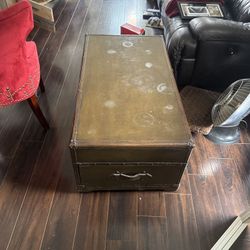 Vintage Wooden Trunk