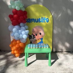 Backdrop Cleo Y Cuquin Para Cumpleaños 