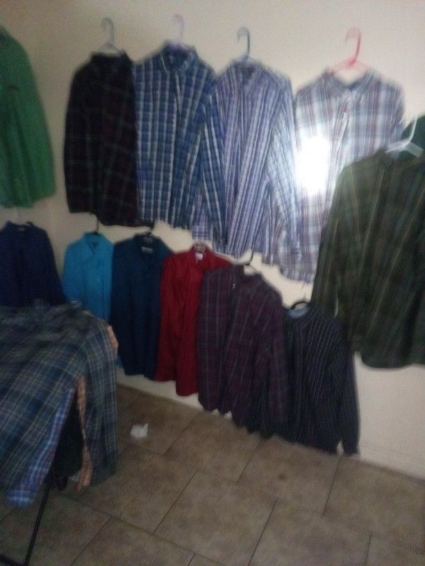 Shirts π 10 Dollars Each 2XL All Of Them Are The Same Size Or 3 For 20
