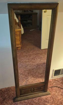 Mirror, Wooden Frame