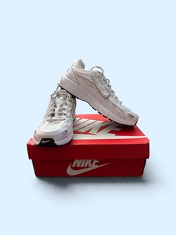 Nike P-6000 White Low-Top Sneakers