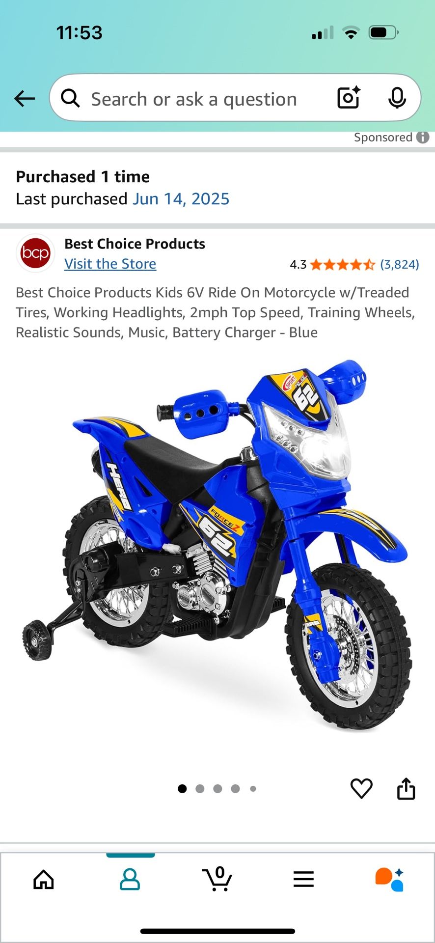 Kids Toy Motorcycle