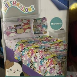 Full Squishmallows Sheet  Set 