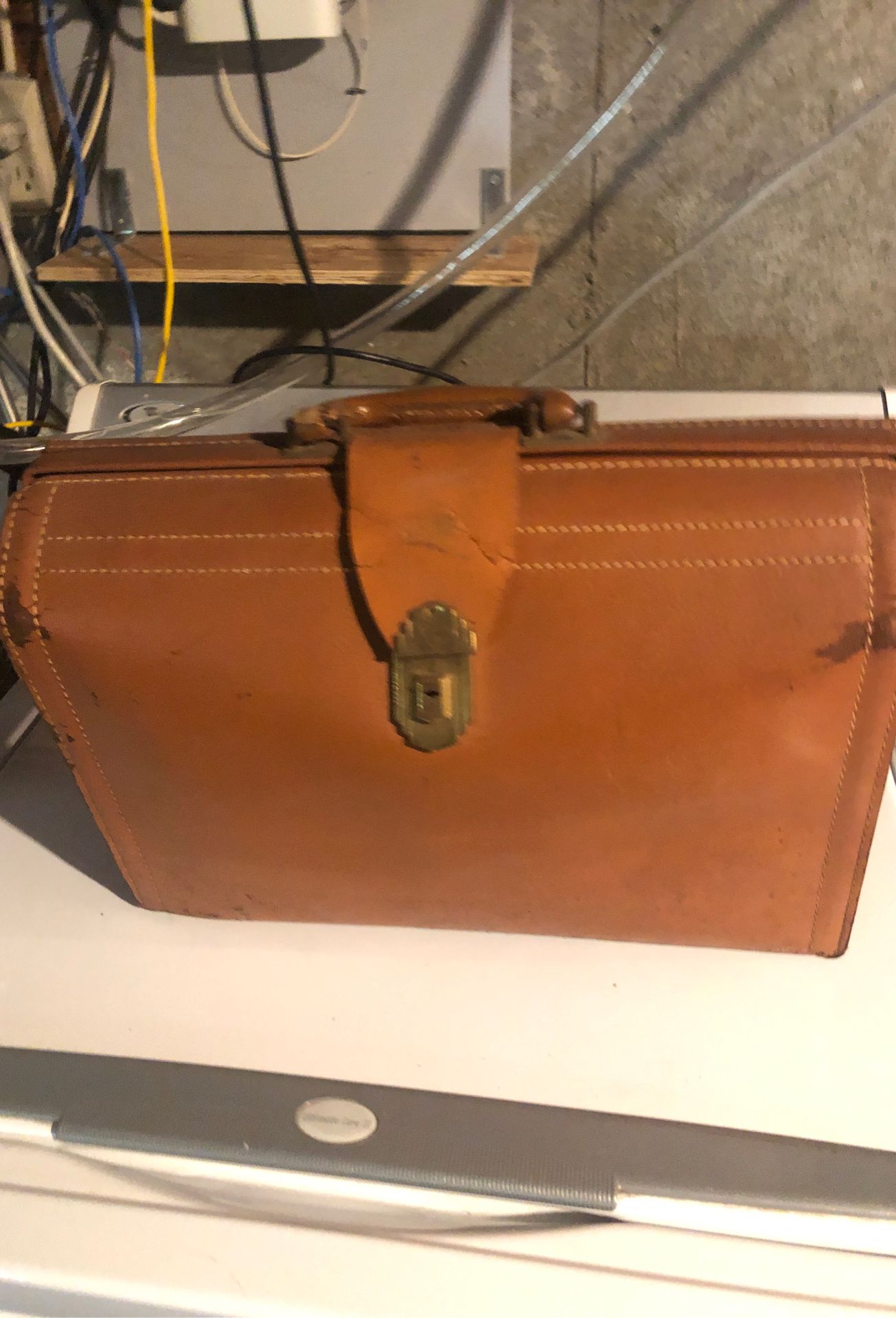 Brown Leather Sachel