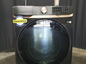 Samsung 27 Inch Smart Front Load Washer with 5.0 cu. ft. Capacity, 23 Wash Cycles, Vibration Reduction Technology (WF50BG8300AV-D-640P)