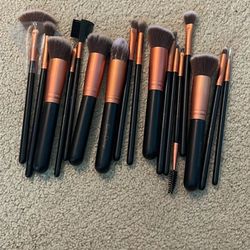 Makeup brush set 