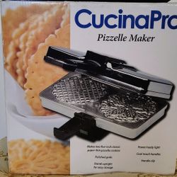 Brand New Cocina Pro Electric Pizzelle Maker