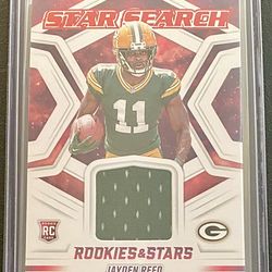 2023 Rookies & Stars Jayden Reed Rookie Star Search Patch