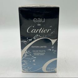 Cartier Eau de Cartier Edition Limitee 3.3 oz New Sealed Box *See Details* 2018 Formula