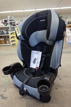 Evenflo Chase LX Harnessed Booster Car Seat in Gray