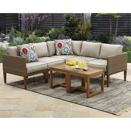 Better Homes and Gardens Davenport 7-Piece Outdoor Sectional Sofa Patio Set (NEW)