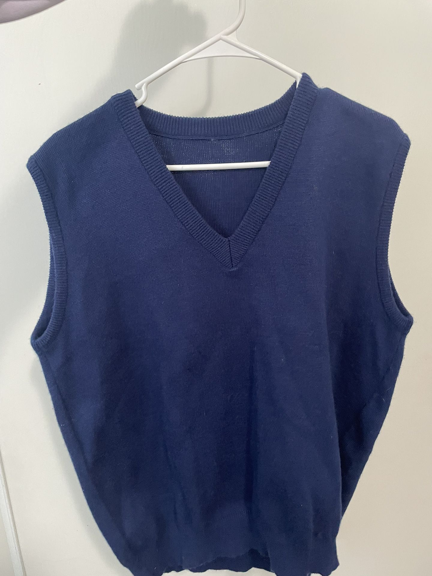 Women’s Navy Blue Sweater Vest 