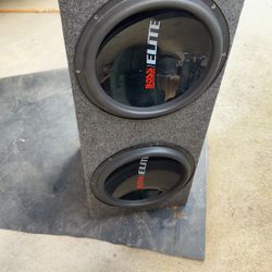 12 Inch Woofers In Box 