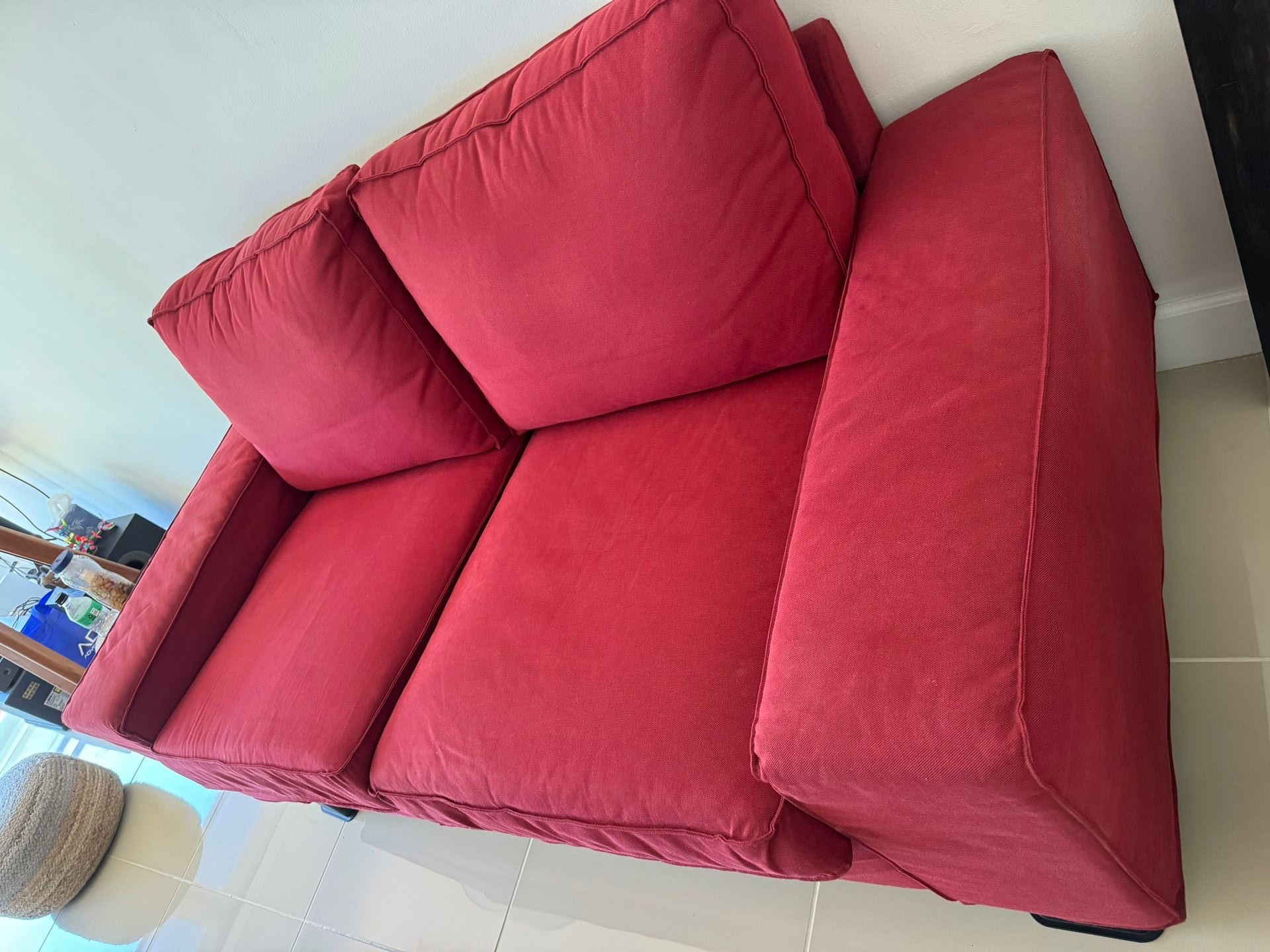 Ikea KIVIK Red sofa