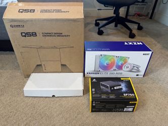 PC PARTS - SF750 PSU | 16GB DDR4 | NZXT LCD Screen 280mm AIO | SFF CASE