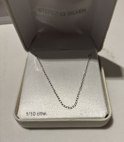 Sterling Silver Chain.   (BRAND NEW)