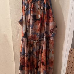 Floral Dress New $15 18w