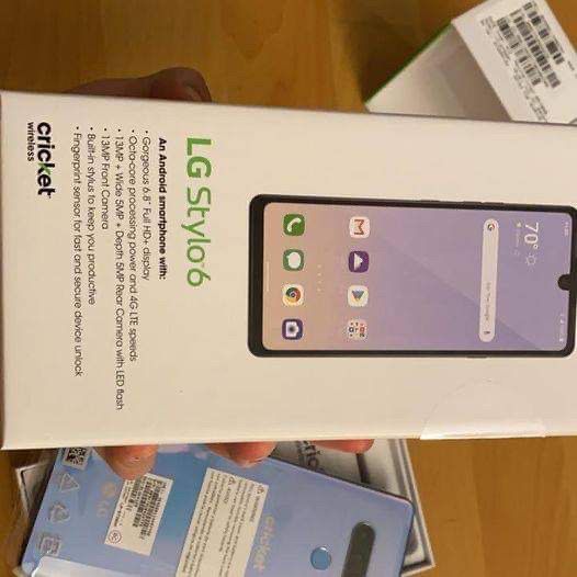 New Never Used Lg Stylo 6 (cricket Wireless)