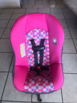 Pink cosco car seat