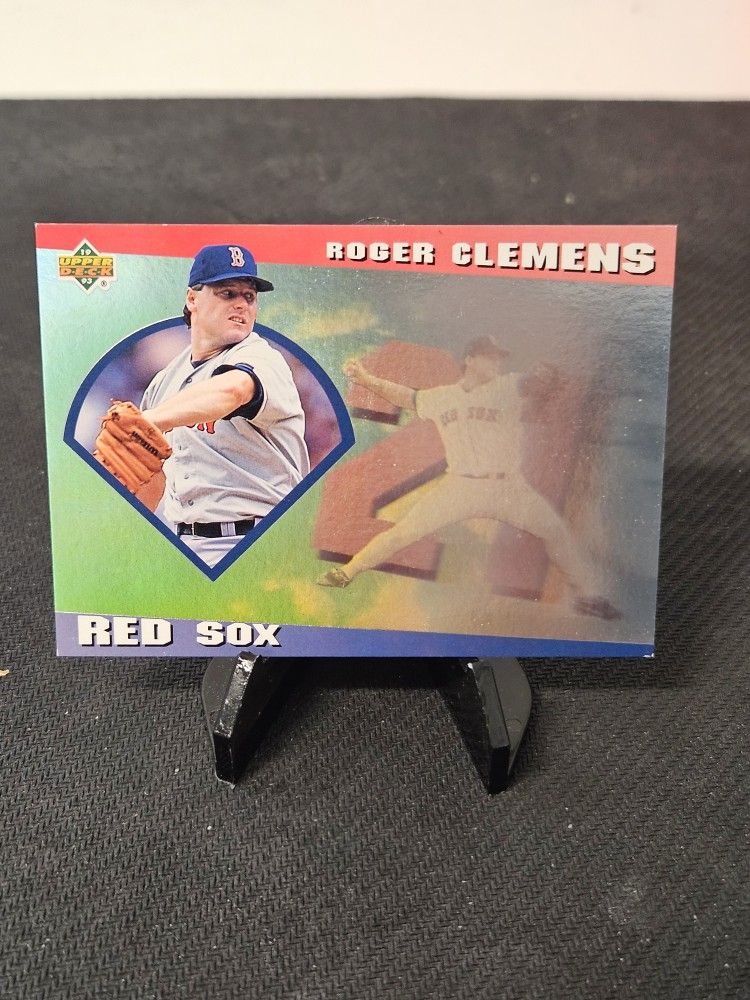 1993 Upper Deck Diamond Gallery Roger Clemens Boston Red Sox Baseball Card