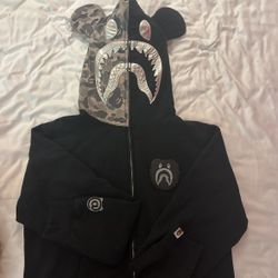 Bape Zip Up Hoodie 
