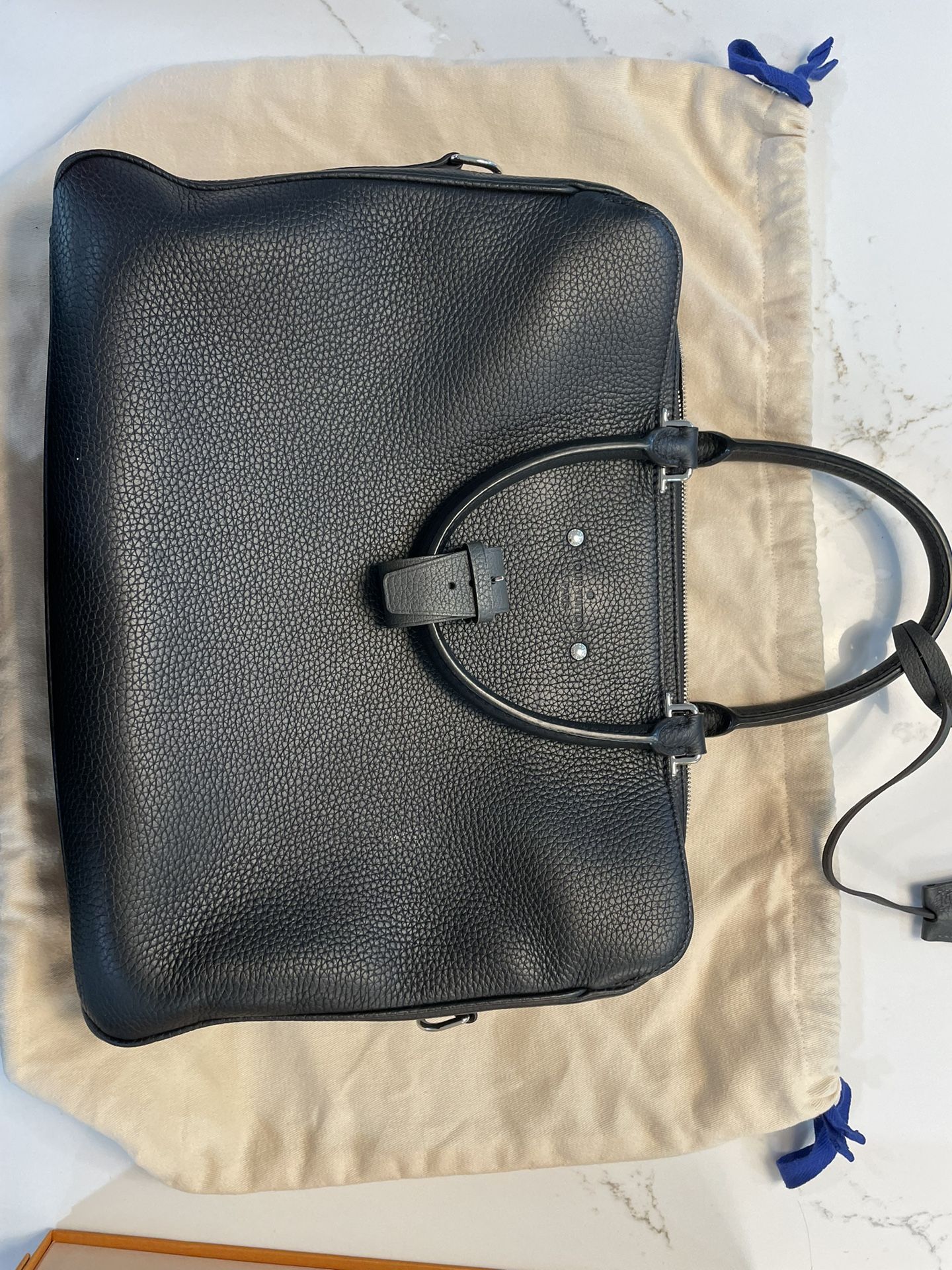 Louis Vuitton Armand Leather Briefcase – Men’s Designer Work Bag