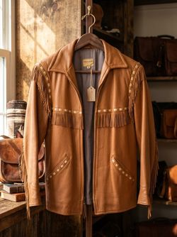 Vintage jacket. 1950 o 1960 Mid western esport   Deerskin made in Berlín wisconsin