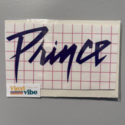 PRINCE 90s Band Rock - Vinyl Sticker Outdoor/Indoor Use 3.50" x 5.50" Waterproof