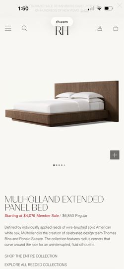 Restoration Hardware Bed