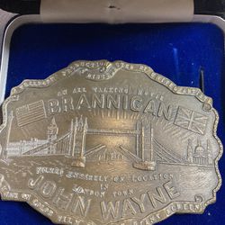 John Wayne Belt Buckle “A Collectors’ Dream”