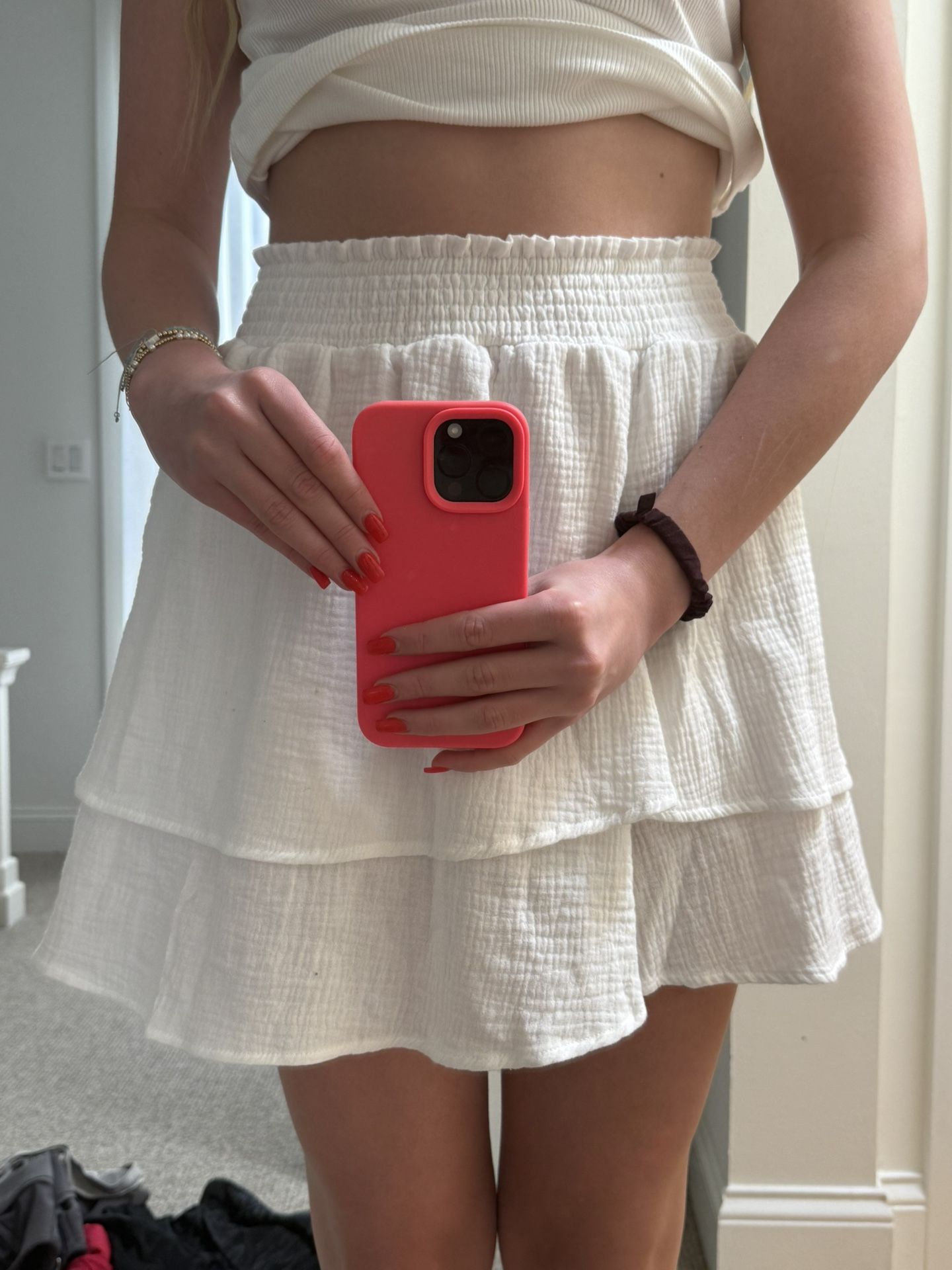 C&C California White Skirt