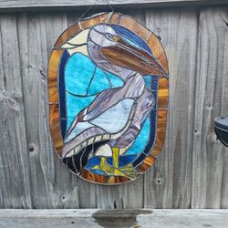 Pelican Glass Mosaic Wall Panel