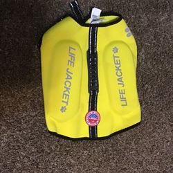 Medium Yellow Dog Safety Jacket