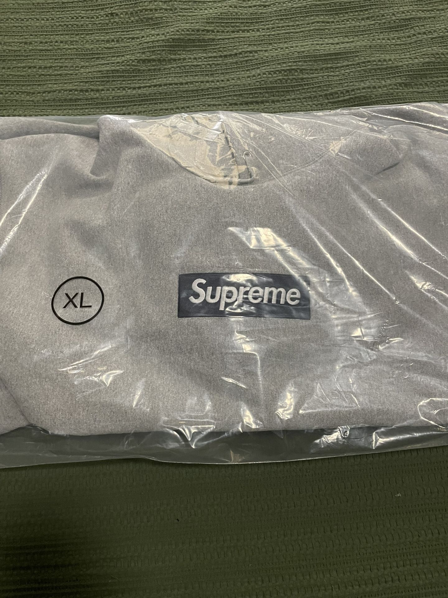 Supreme Heather Grey Box Logo