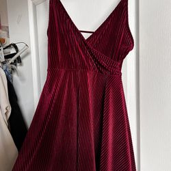 Medium Velvet Red Dress