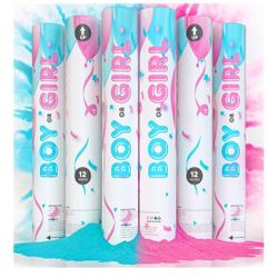 Blue Gender Reveal Powder Poppers Boy Gender Reveal 