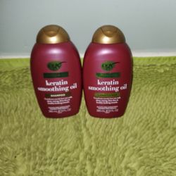 Shampoo And Conditioner Ogx 13oz Keratin Smoothing Oil